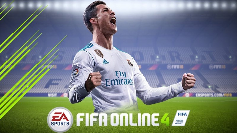 Giao diện game đá bóng fifa online 4