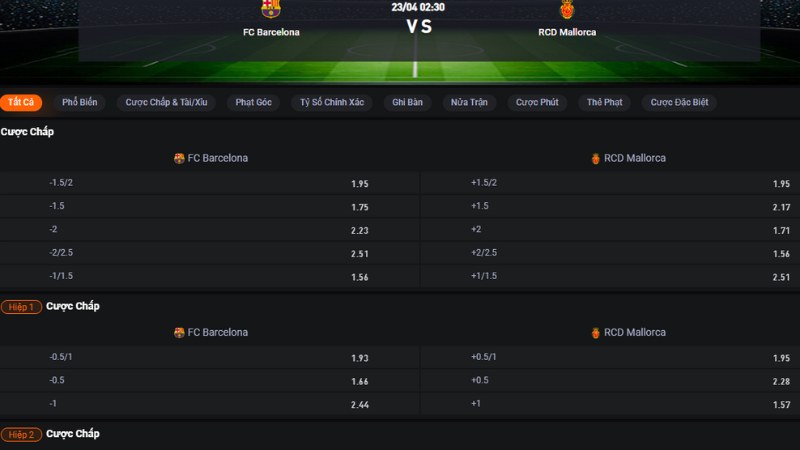 Barca vs Mallorca